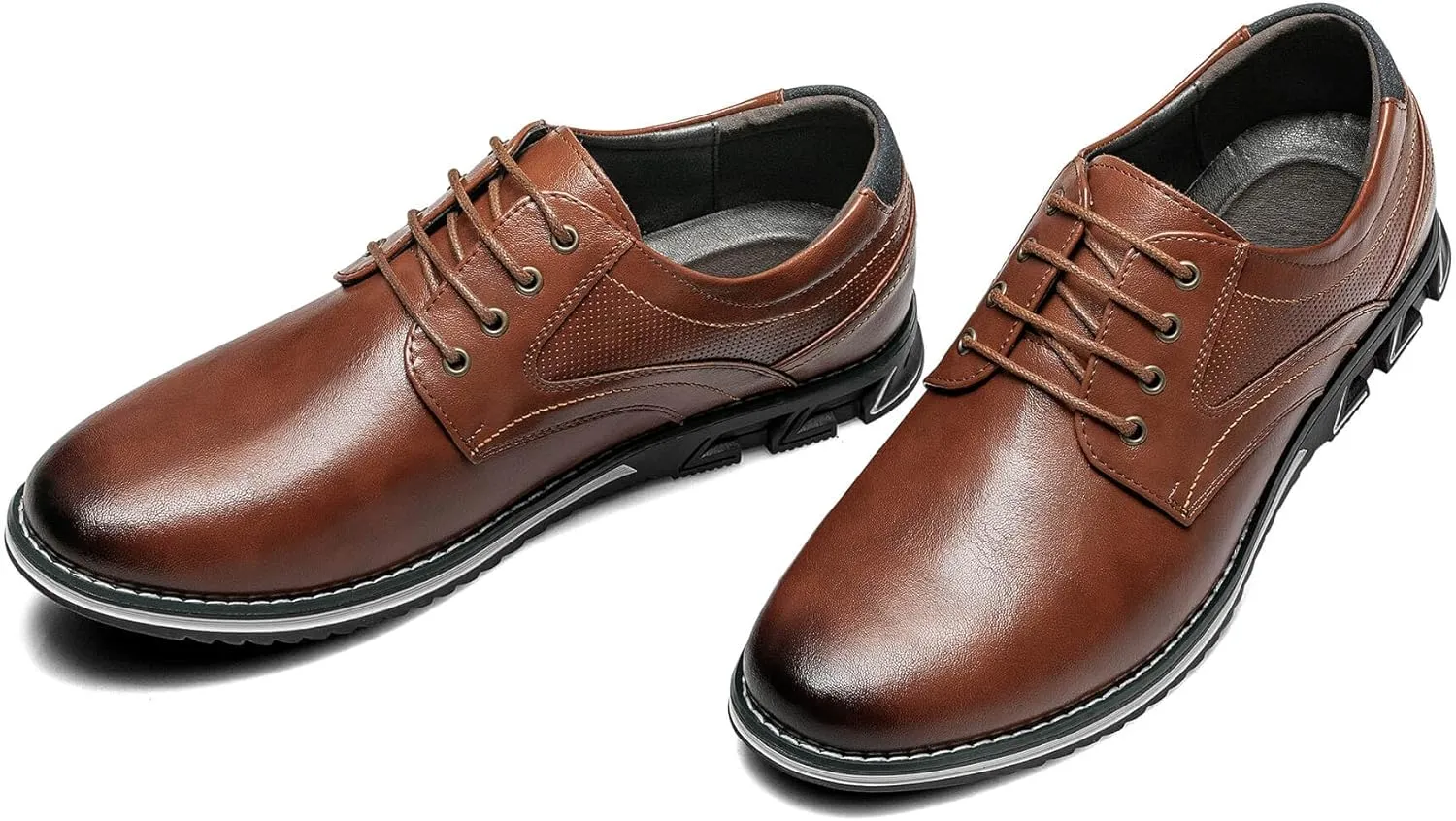 Men's Casual Dress Shoes Comfortable Fashion Dress Sneakers Men Office Classic Mens Oxfords Leather Business Casual Shoes Formal