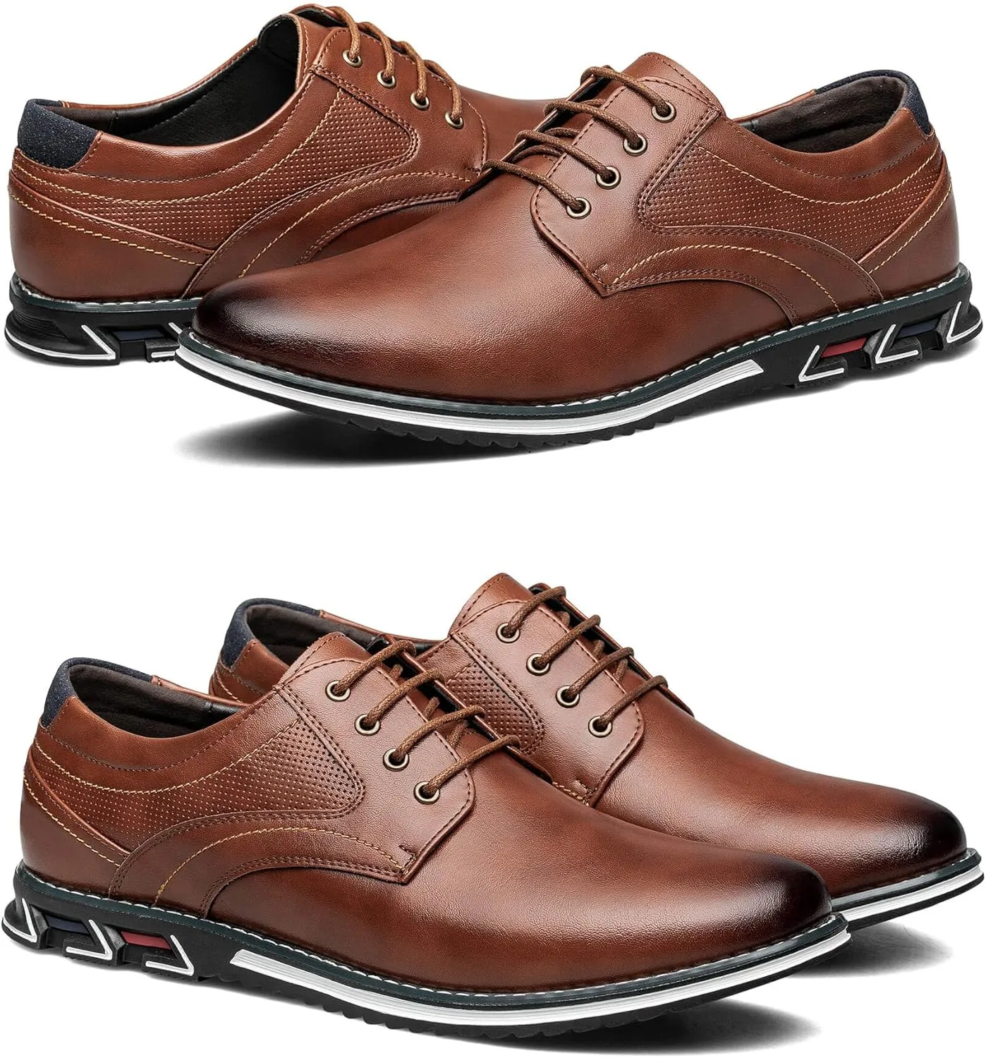 Men's Casual Dress Shoes Comfortable Fashion Dress Sneakers Men Office Classic Mens Oxfords Leather Business Casual Shoes Formal