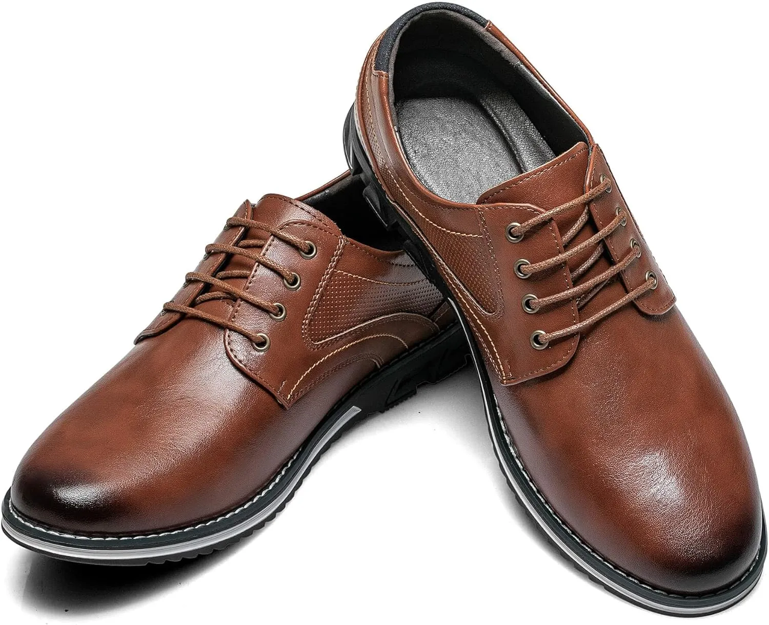Men's Casual Dress Shoes Comfortable Fashion Dress Sneakers Men Office Classic Mens Oxfords Leather Business Casual Shoes Formal