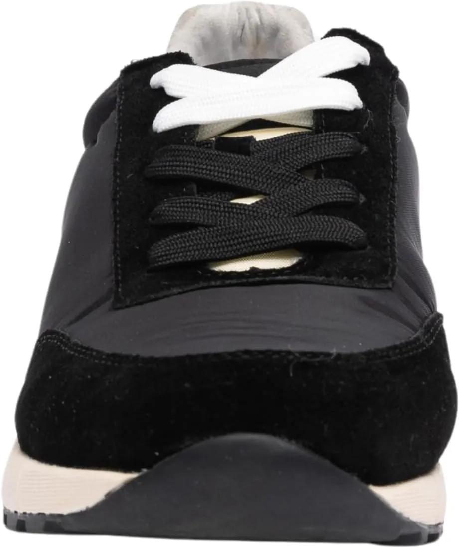 Modern Runner, Retro Fashion Sneakers. Lightweight Walking and Comfortable Everyday Shoes. Nylon-Suede, Rubber Sole