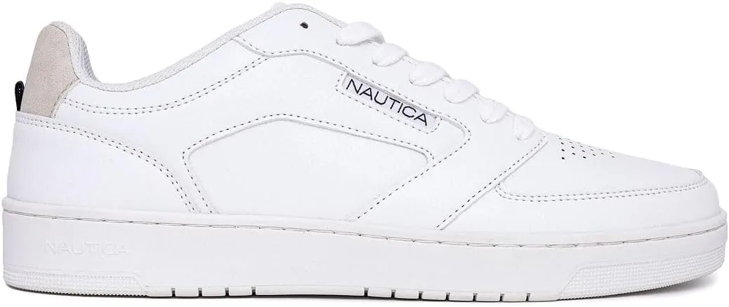 Nautica Men's Casual Lace-Up Sneakers - Classic Low-Top Tennis Fashion Sneakers