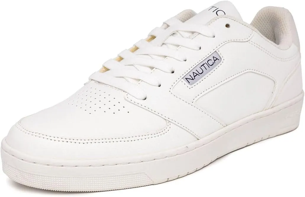 Nautica Men's Casual Lace-Up Sneakers - Classic Low-Top Tennis Fashion Sneakers