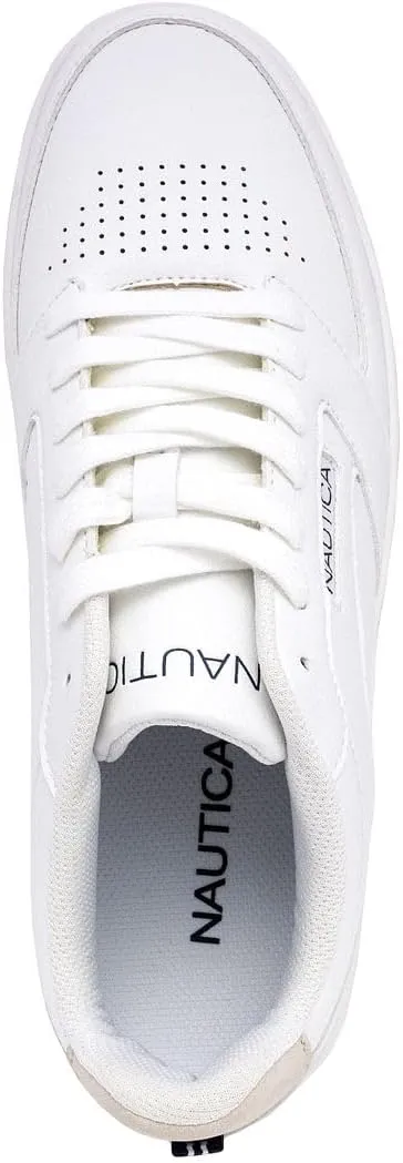 Nautica Men's Casual Lace-Up Sneakers - Classic Low-Top Tennis Fashion Sneakers