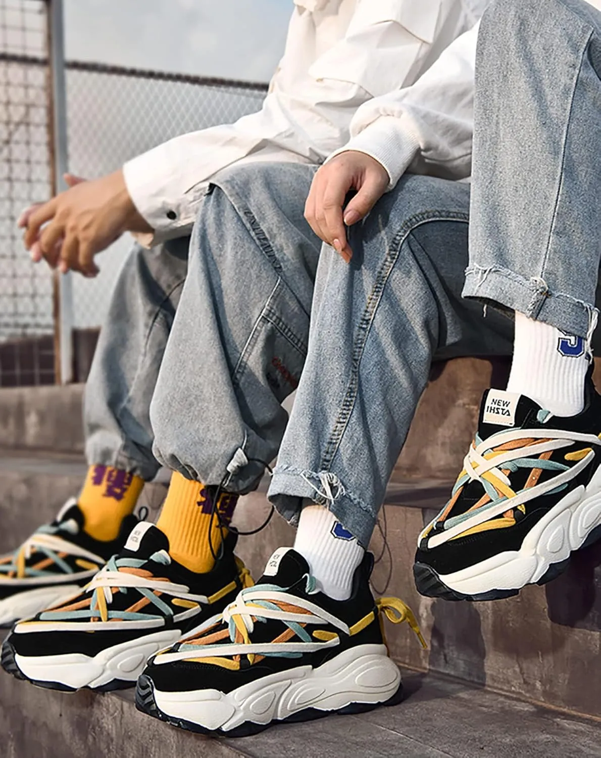 Niepce Inc Streetwear Low Top Men's Fashion Sneakers