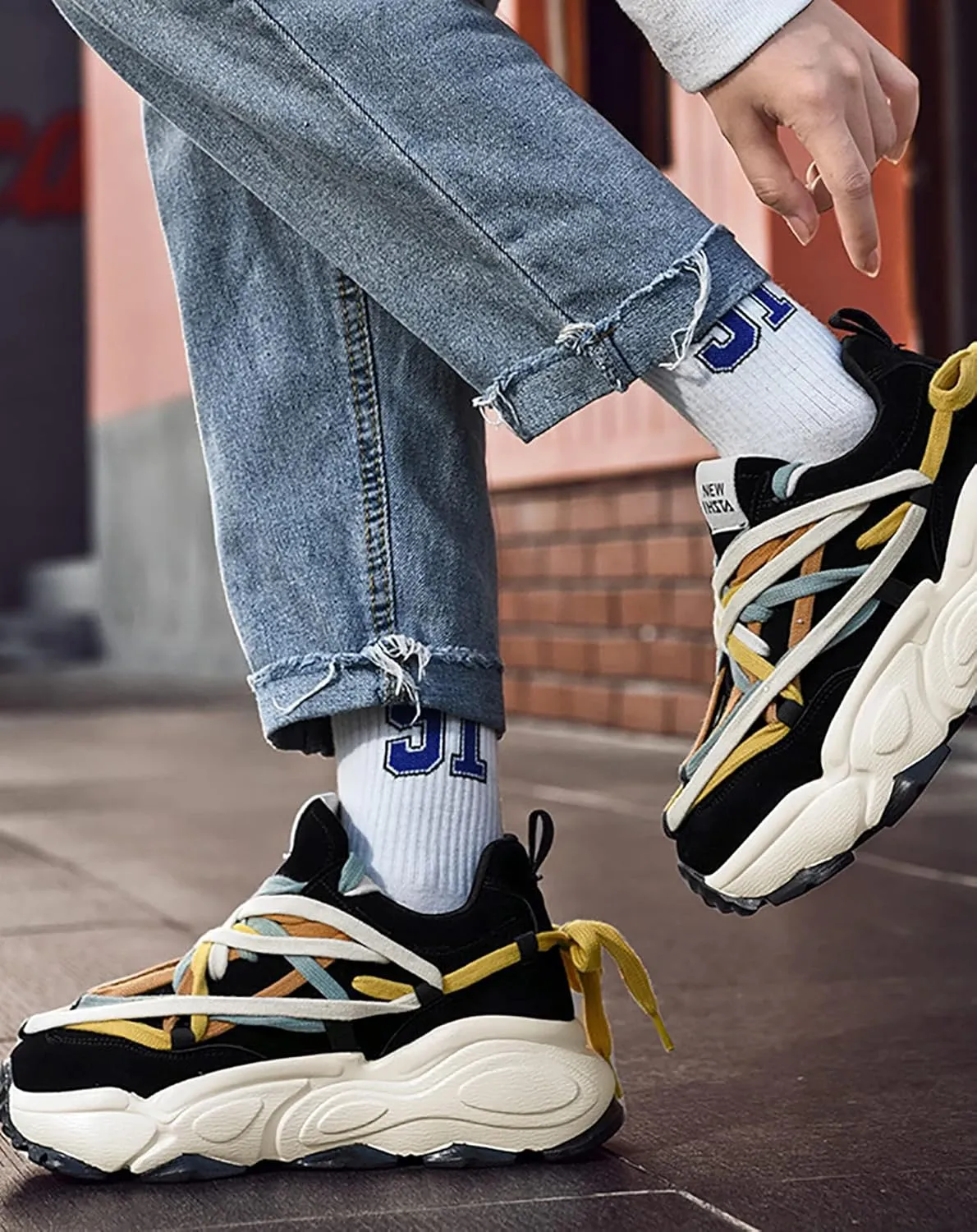 Niepce Inc Streetwear Low Top Men's Fashion Sneakers