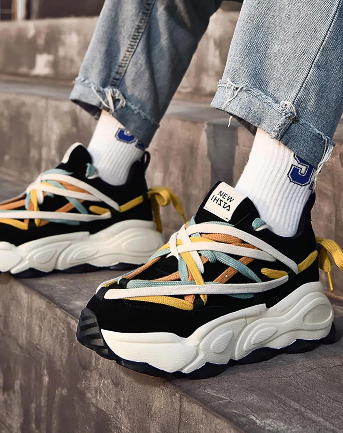 Niepce Inc Streetwear Low Top Men's Fashion Sneakers