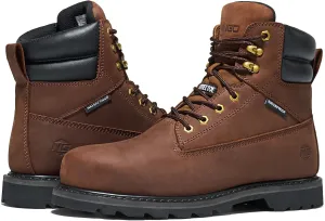 NINGO Steel Toe Work Boots for Men, Waterproof Comfortable Leather Industrial & Construction Boots, Oil & Slip Resistance Safety Shoes with EH Protection, for Outdoor Factories Warehouses Farms