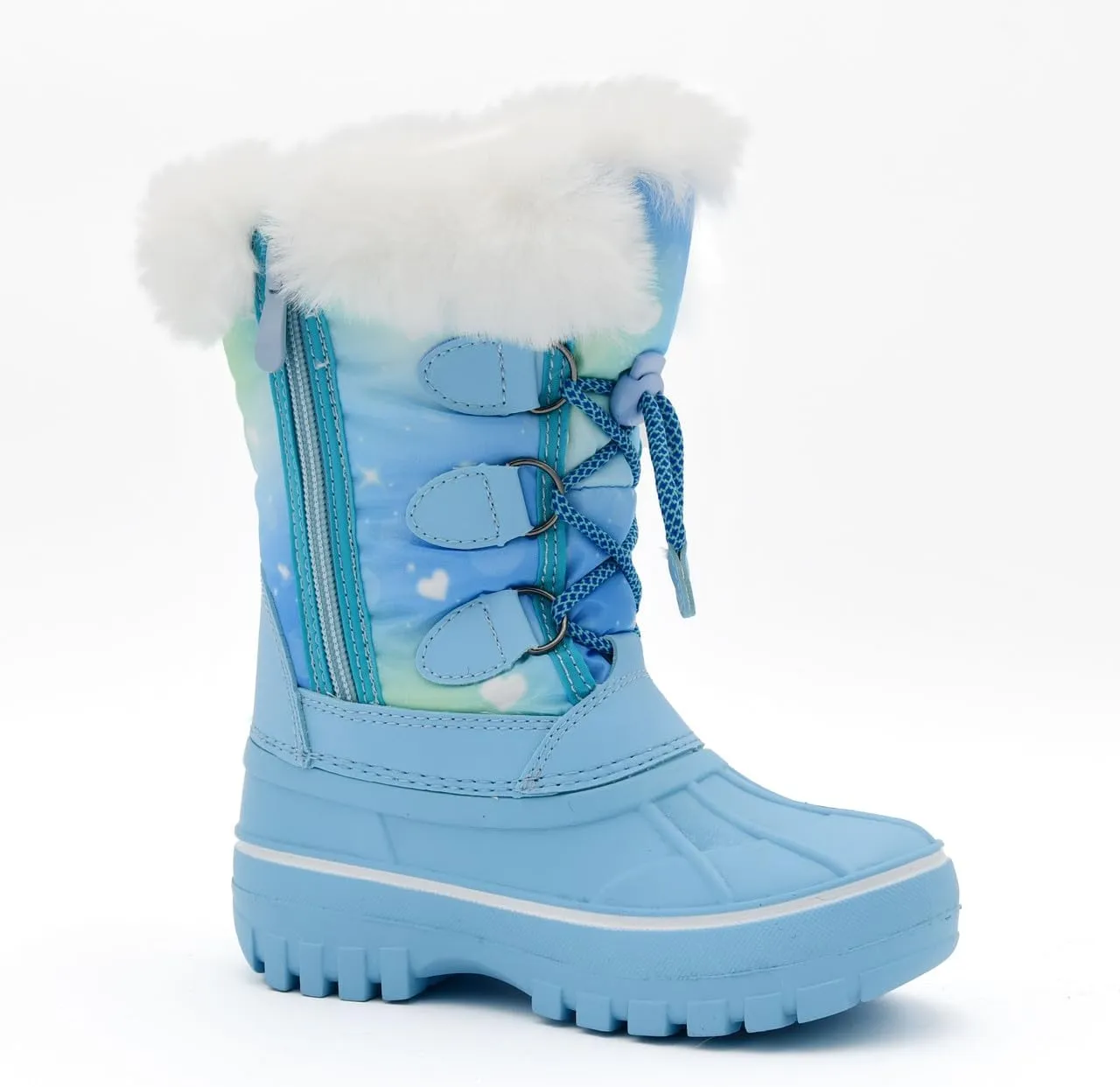 Nova Mountain Light Up Boots Boys Girls Little Kids Winter Snow Boots