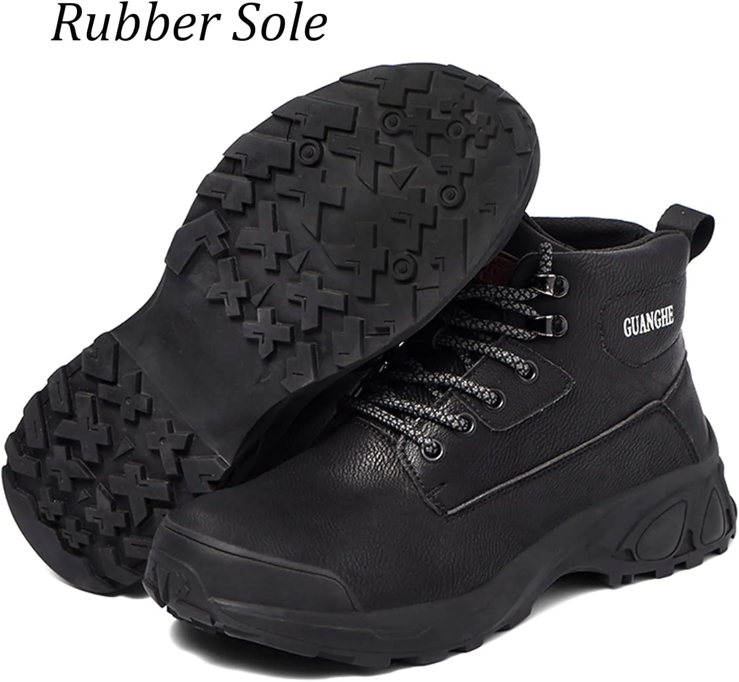 Nutropa Steel Toe Boots for Men Women, Lightweight Work & Safety Shoes Outdoor Protection Footwear Puncture Proof Industrial and Construction Shoes