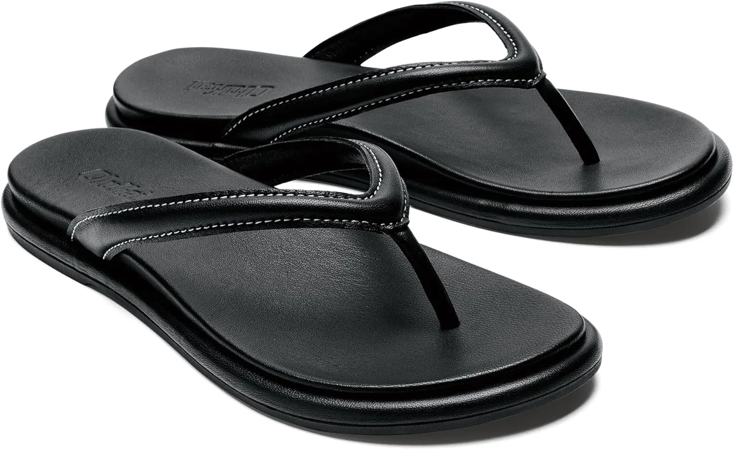 OLUKAI Tiare Women's Beach Sandals, Premium Leather & Stylish Design, All-Day Comfort & Support
