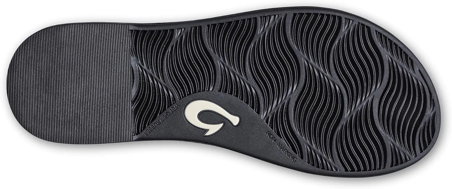 OLUKAI Tiare Women's Beach Sandals, Premium Leather & Stylish Design, All-Day Comfort & Support