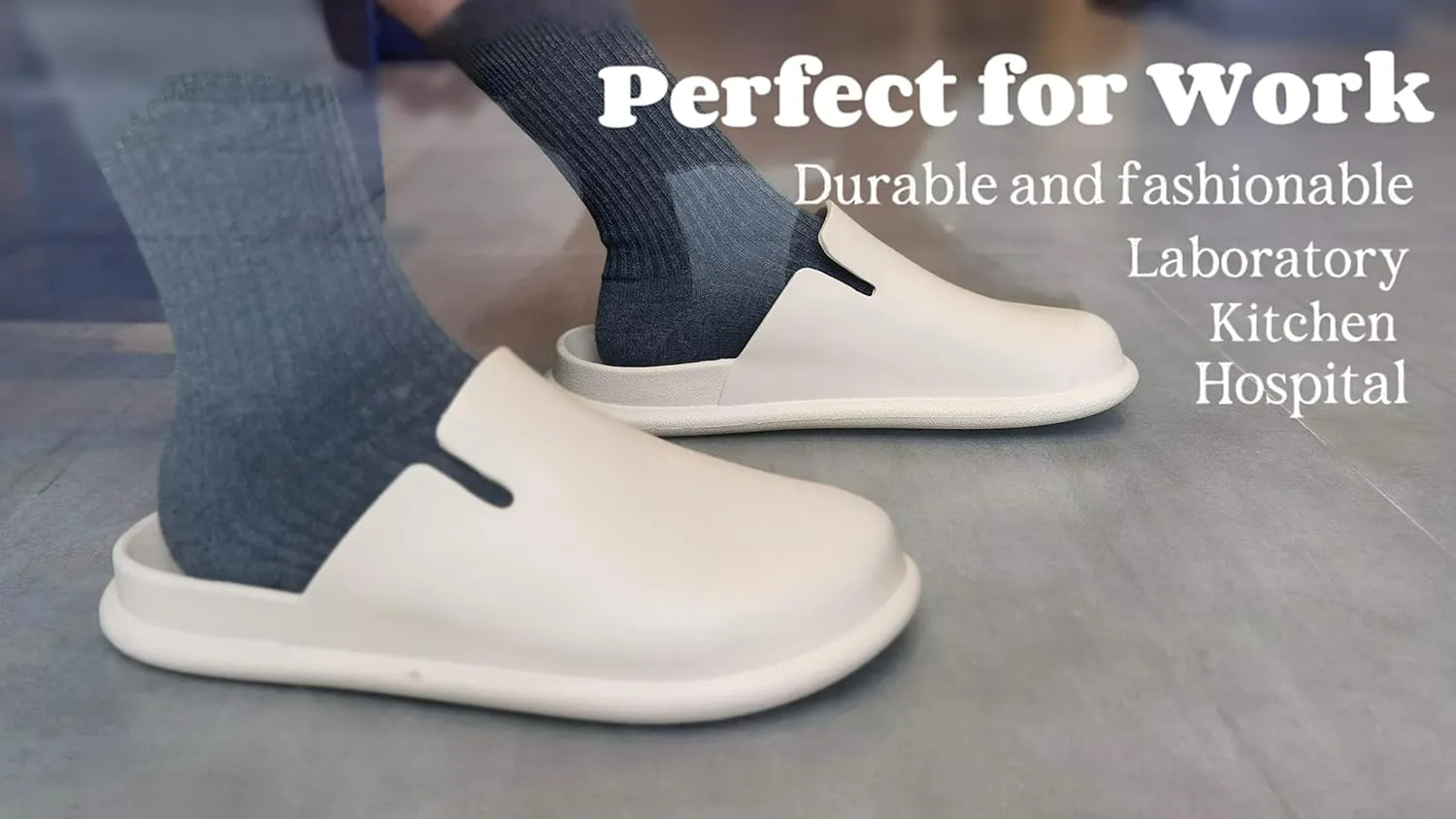 Oneniao EVA Garden Clogs for Men Women Wide Toe Flat Mules Comfy Rubber Clogs Casual Slippers Hospital Kitchen Work Shoes Couples Mules & Clogs