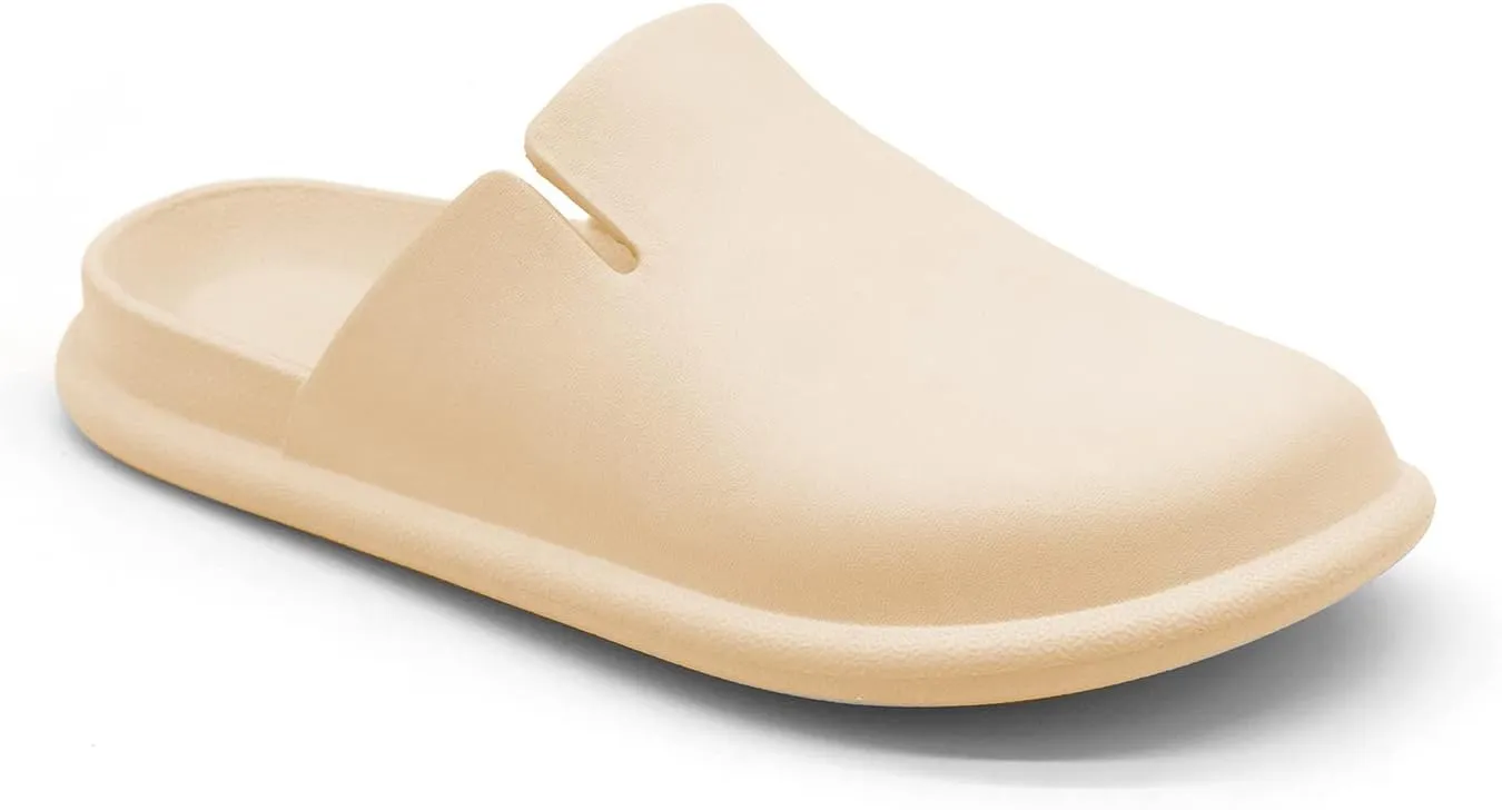 Oneniao EVA Garden Clogs for Men Women Wide Toe Flat Mules Comfy Rubber Clogs Casual Slippers Hospital Kitchen Work Shoes Couples Mules & Clogs