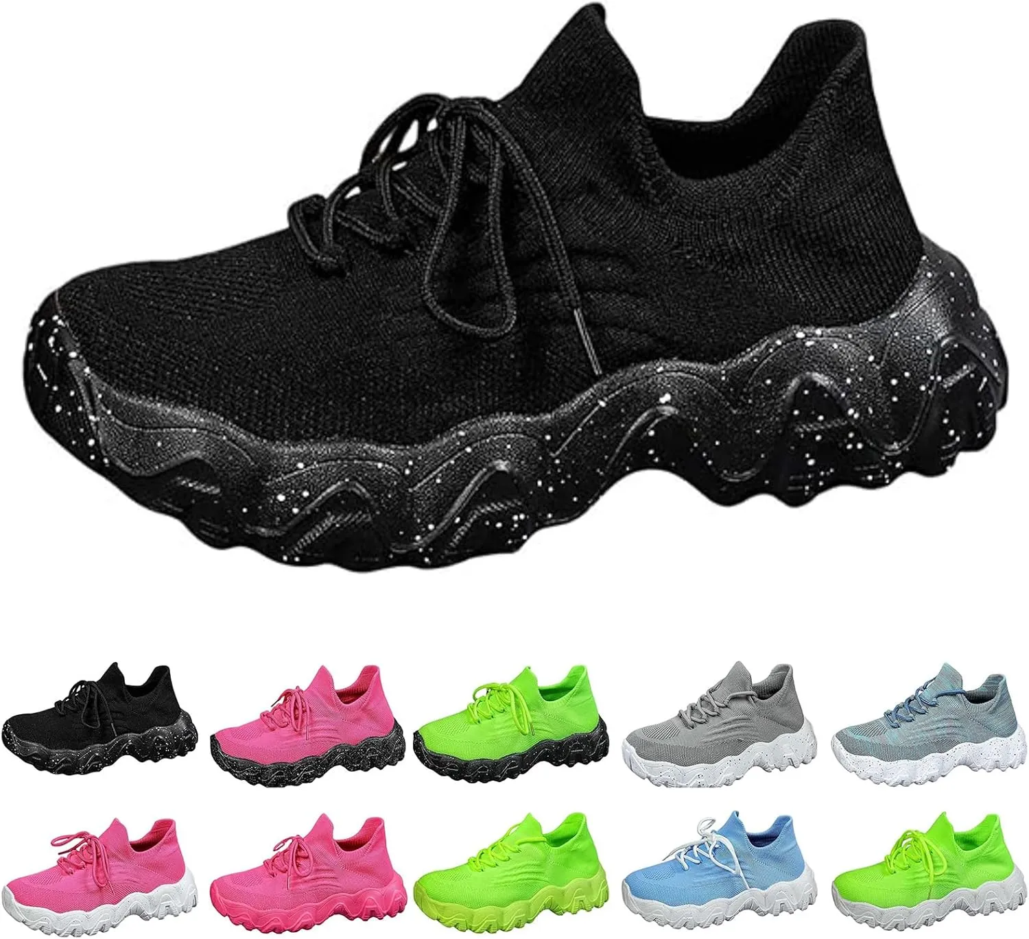 Ortho Pro Shoes for Women,Mesh Breathable Non-Slip Orthopedic Sneakers Wide Width Comfort Nurse Babe Shoes