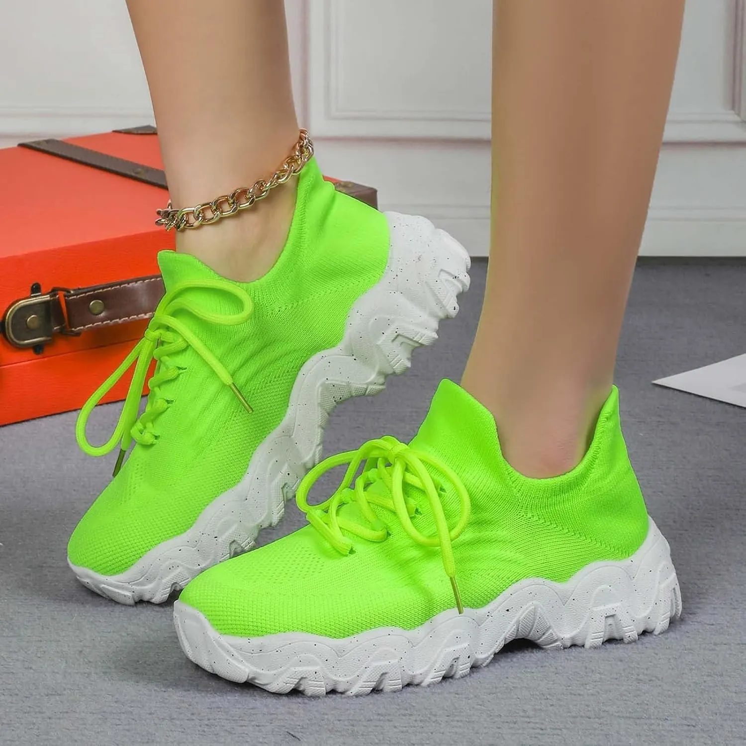 Ortho Pro Shoes for Women,Mesh Breathable Non-Slip Orthopedic Sneakers Wide Width Comfort Nurse Babe Shoes