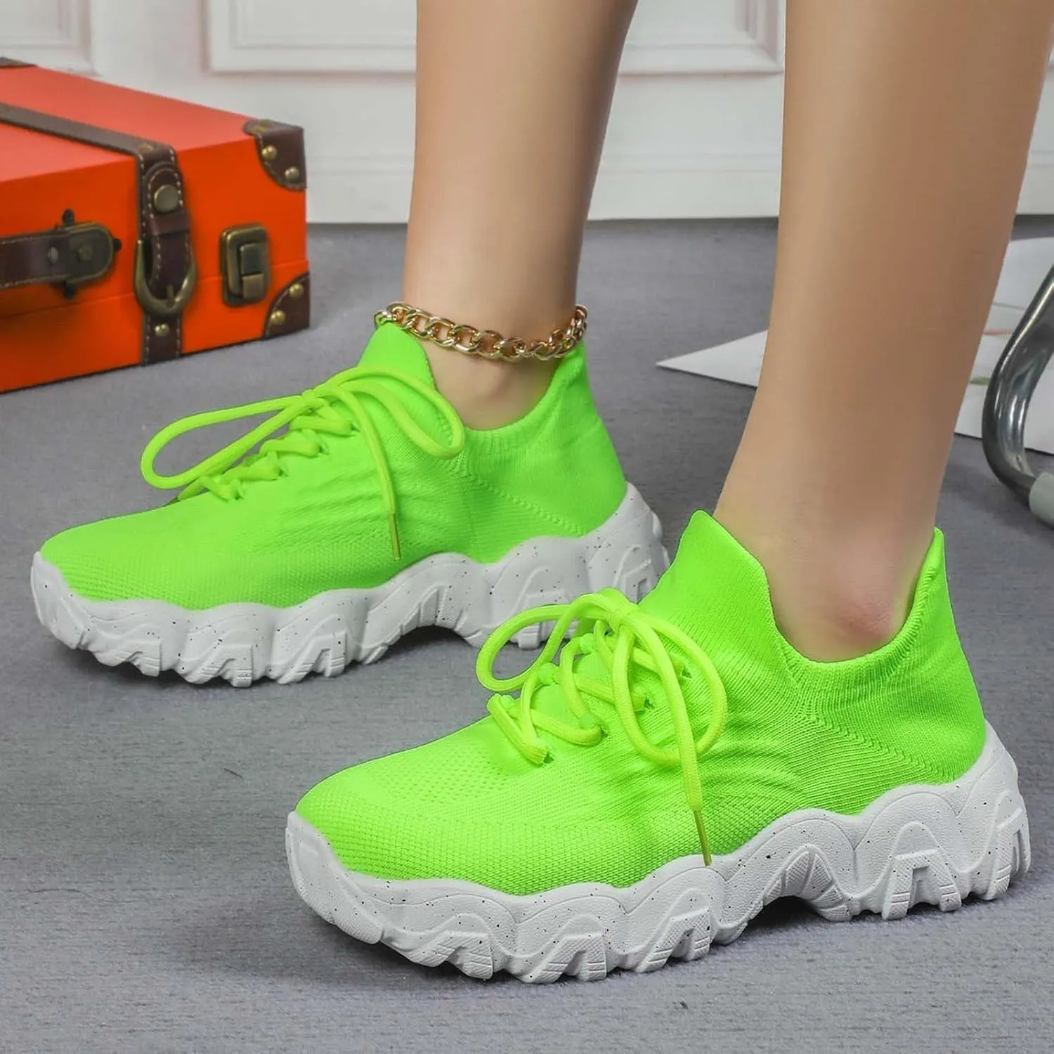 Ortho Pro Shoes for Women,Mesh Breathable Non-Slip Orthopedic Sneakers Wide Width Comfort Nurse Babe Shoes