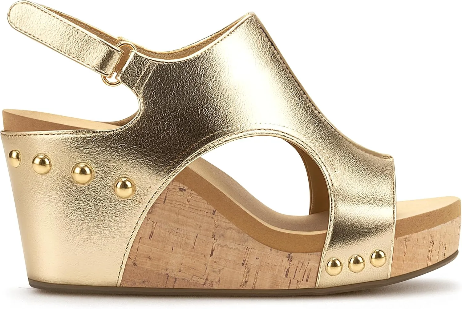 PARTY Womens Wedge Sandals With Strap for Dressy Ladies Sandals Casual 3 Inch Wedge
