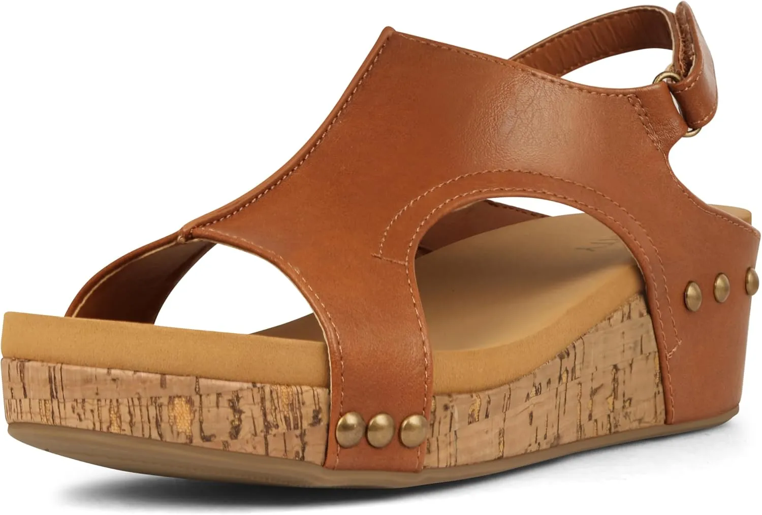 PARTY Womens Wedge Sandals With Strap for Dressy Ladies Sandals Casual Wedge