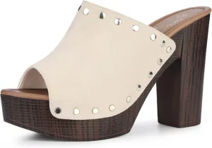 Perphy Open Toe Platform Chunky Heel Slides Sandals for Women