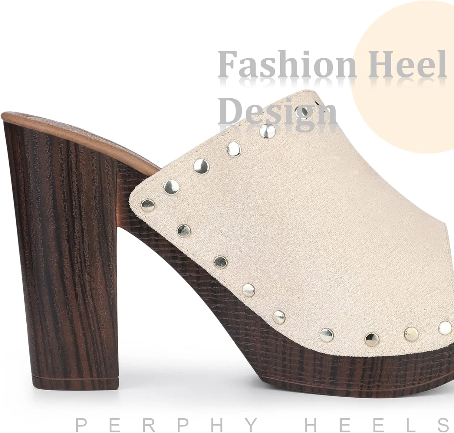 Perphy Open Toe Platform Chunky Heel Slides Sandals for Women
