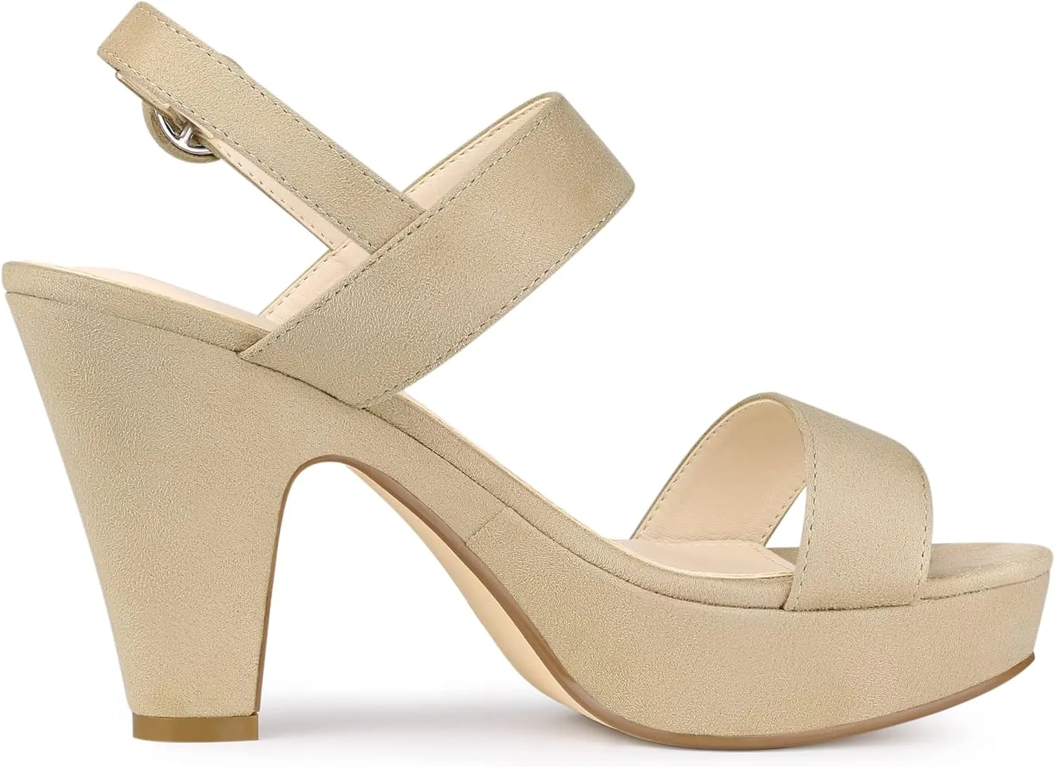 Perphy Platform Slingback Block Heeled Sandals for Women