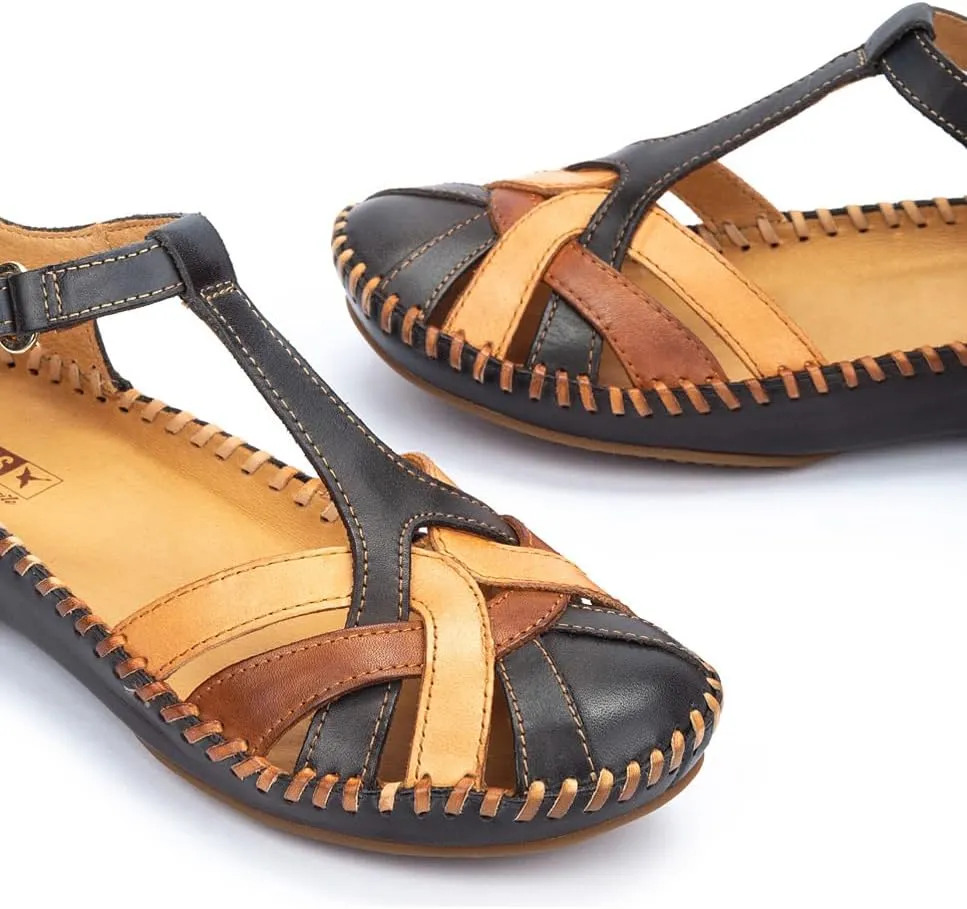 PIKOLINOS Semi-Closed Shoes Leather P. Vallarta for Woman