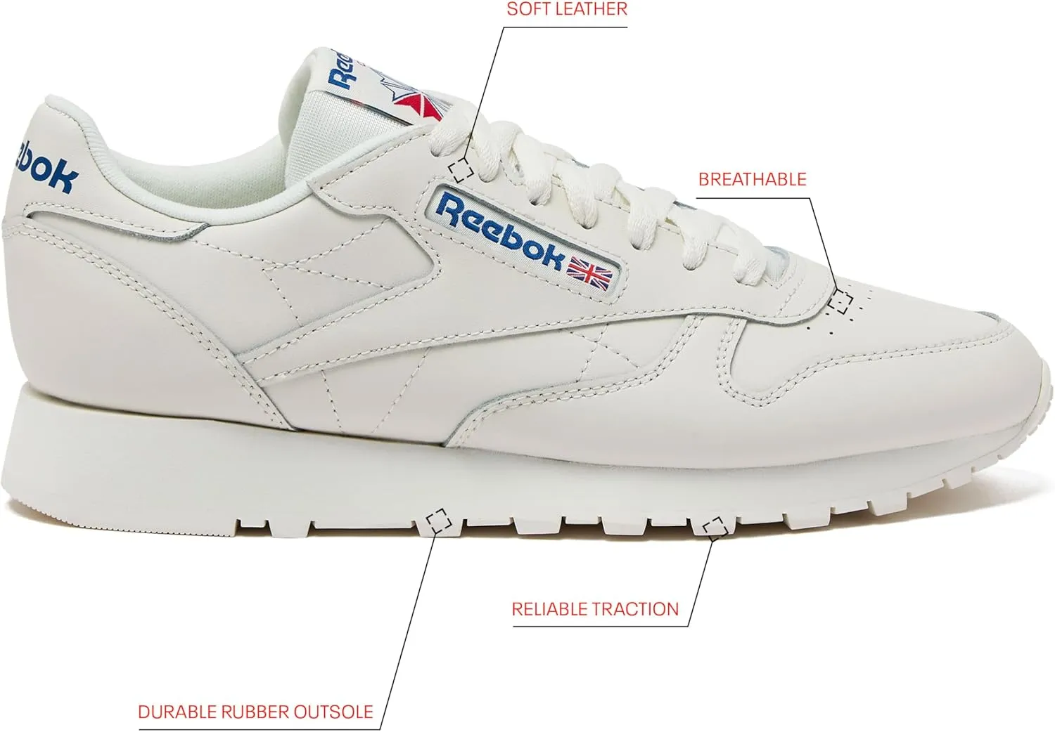 Reebok Unisex Adult Classic Leather
