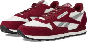 Reebok Unisex Classic Leather Sneakers Legacy, Rich Maroon/Chalk/Grey 3, 10 US Men