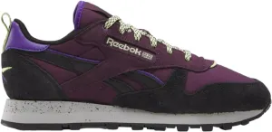 Reebok Women's Classic Leather Sneaker, Midnight Plum/Black/Grey 1, 8