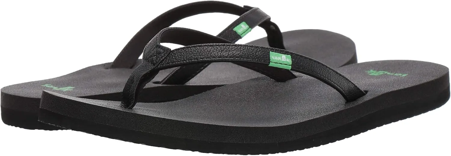 Sanuk Yoga Joy | Flip Flops for Women | Yoga Sandals For Women | Women's Beach Sandals | Memory Foam Footbed