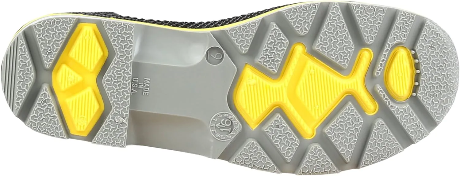 Servus by Honeywell XTP 15"" PVC Chemical-Resistant Steel Toe Men's Work Boots, Black, Yellow & Gray, 7