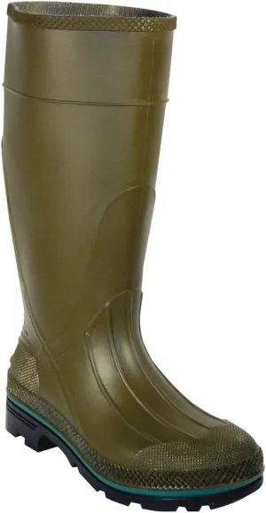 Servus MAX 15" PVC Chemical-Resistant Soft Toe Men's Work Boots, Olive, Green & Brown (75120), Size 7