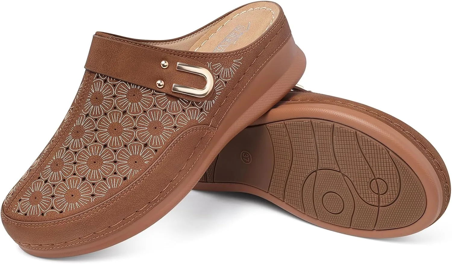 SHIBEVER Clogs for Women Mules Slip-on: Closed Toe Clog - Summer Comfortable Mule