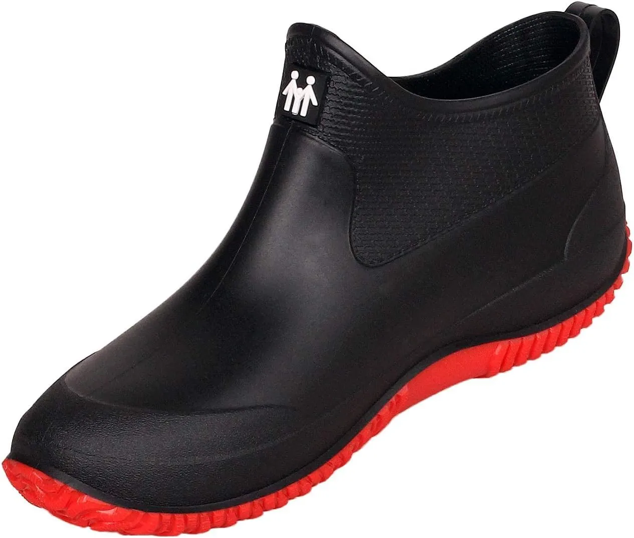 SMajong Rain Boots for Women Waterproof Garden Shoes Men Anti Slip Rubber Ankle Boots Car Wash Shoes Women's Rain Footwear