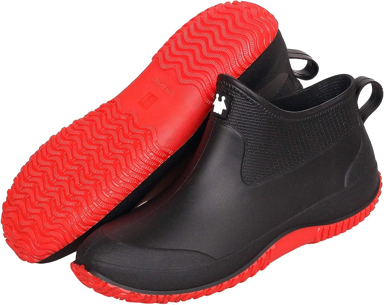 SMajong Rain Boots for Women Waterproof Garden Shoes Men Anti Slip Rubber Ankle Boots Car Wash Shoes Women's Rain Footwear