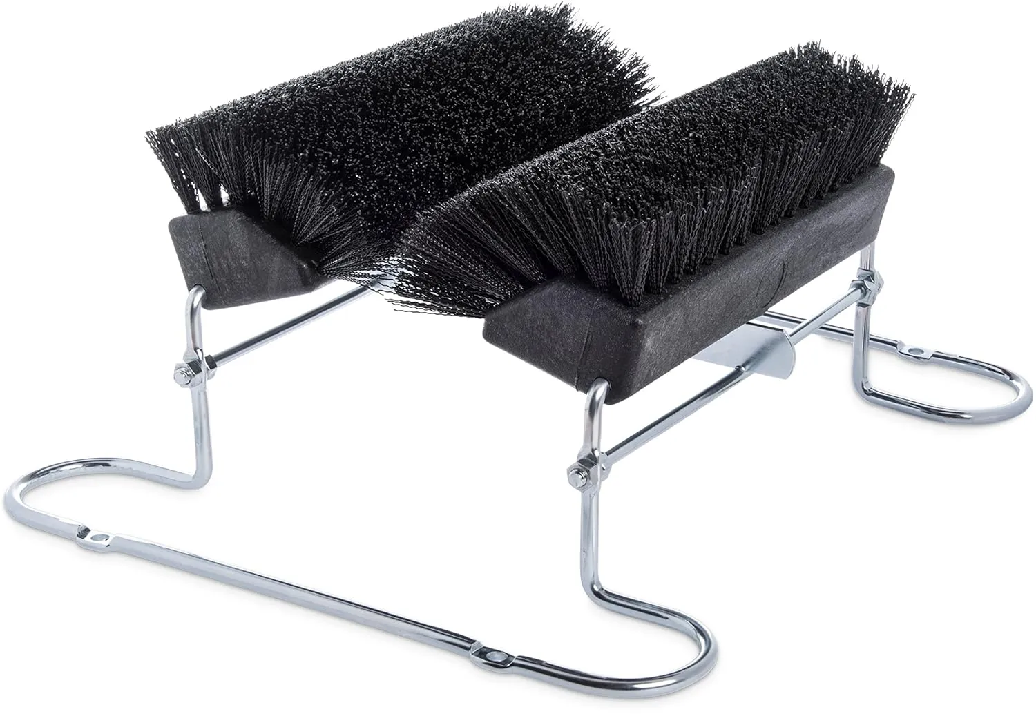 SPARTA Boot and Shoe Cleaning Brush 16.5" x 14.75" x 7", 6 lbs with Scraper for Heavy-Duty Dirt and Mud Remover at Homes, Farms, and Worksites, Polypropylene (Pp), Black
