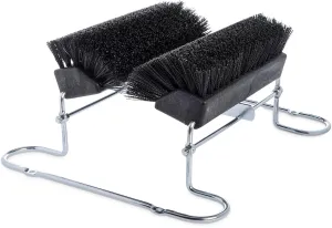 SPARTA Boot and Shoe Cleaning Brush 16.5" x 14.75" x 7", 6 lbs with Scraper for Heavy-Duty Dirt and Mud Remover at Homes, Farms, and Worksites, Polypropylene (Pp), Black