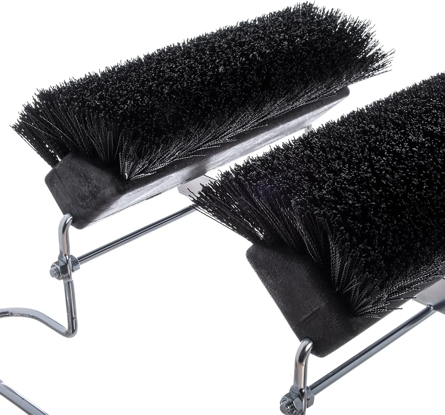 SPARTA Boot and Shoe Cleaning Brush 16.5" x 14.75" x 7", 6 lbs with Scraper for Heavy-Duty Dirt and Mud Remover at Homes, Farms, and Worksites, Polypropylene (Pp), Black