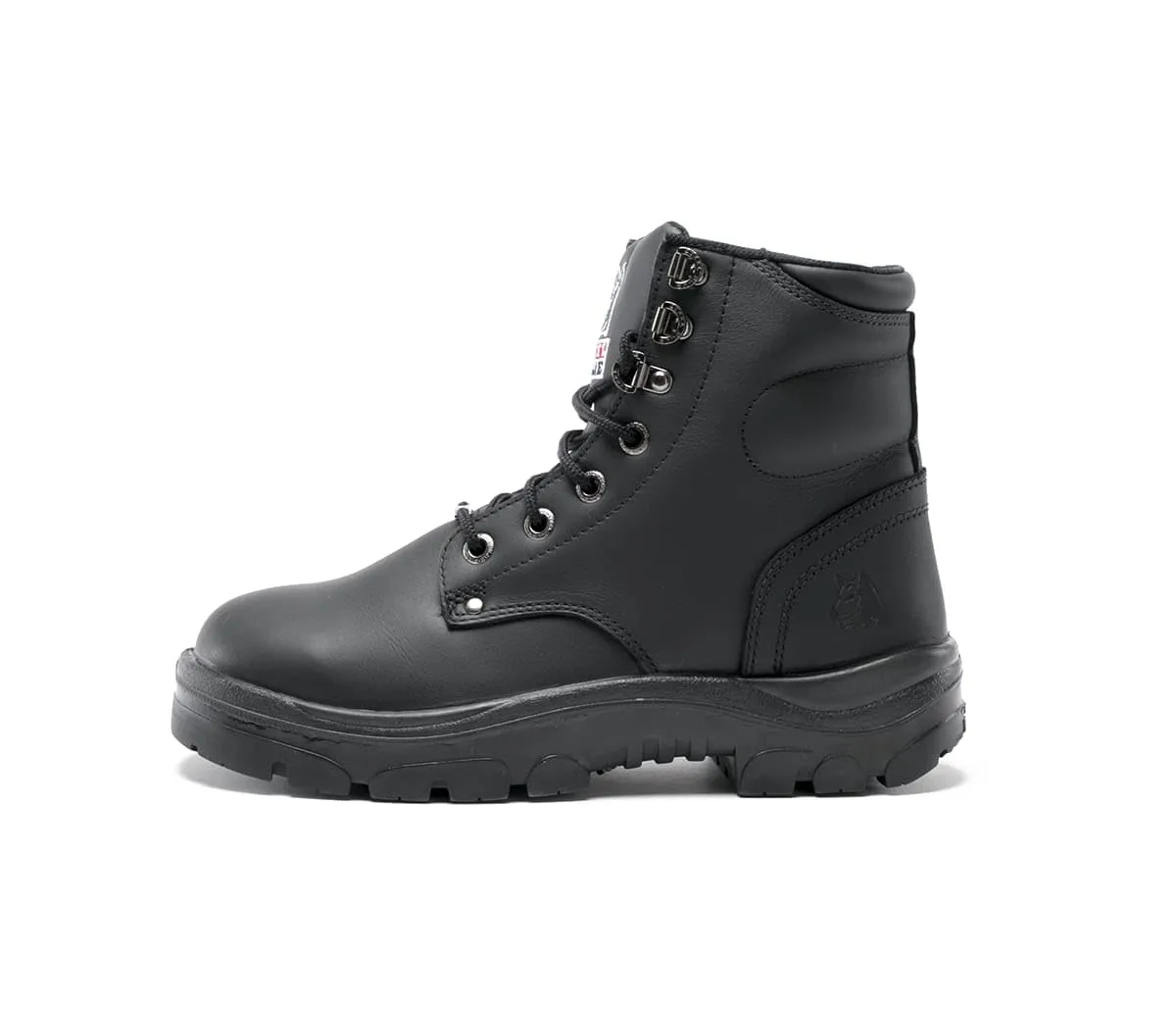Steel Blue Men's Argyle 6-inch Zip Steel Toe Boot, Black
