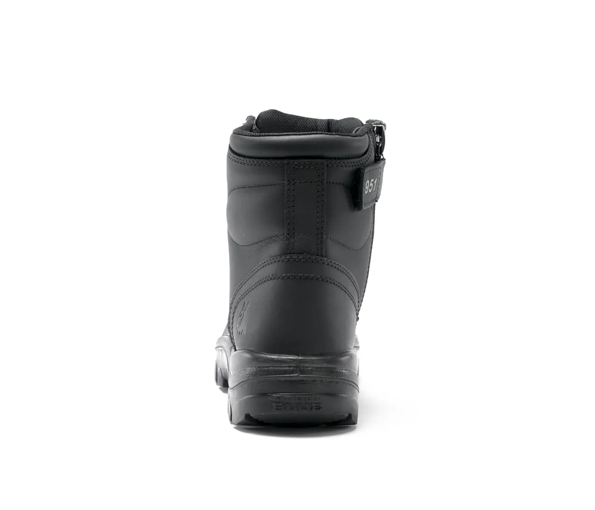 Steel Blue Men's Argyle 6-inch Zip Steel Toe Boot, Black