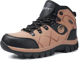 Steel Toe Boots for Men and Women Waterproof Lightweight Work Safety Shoes Puncture Proof Slip Resistant Indestructible Outdoor Hiking Construction Work Utility Boots