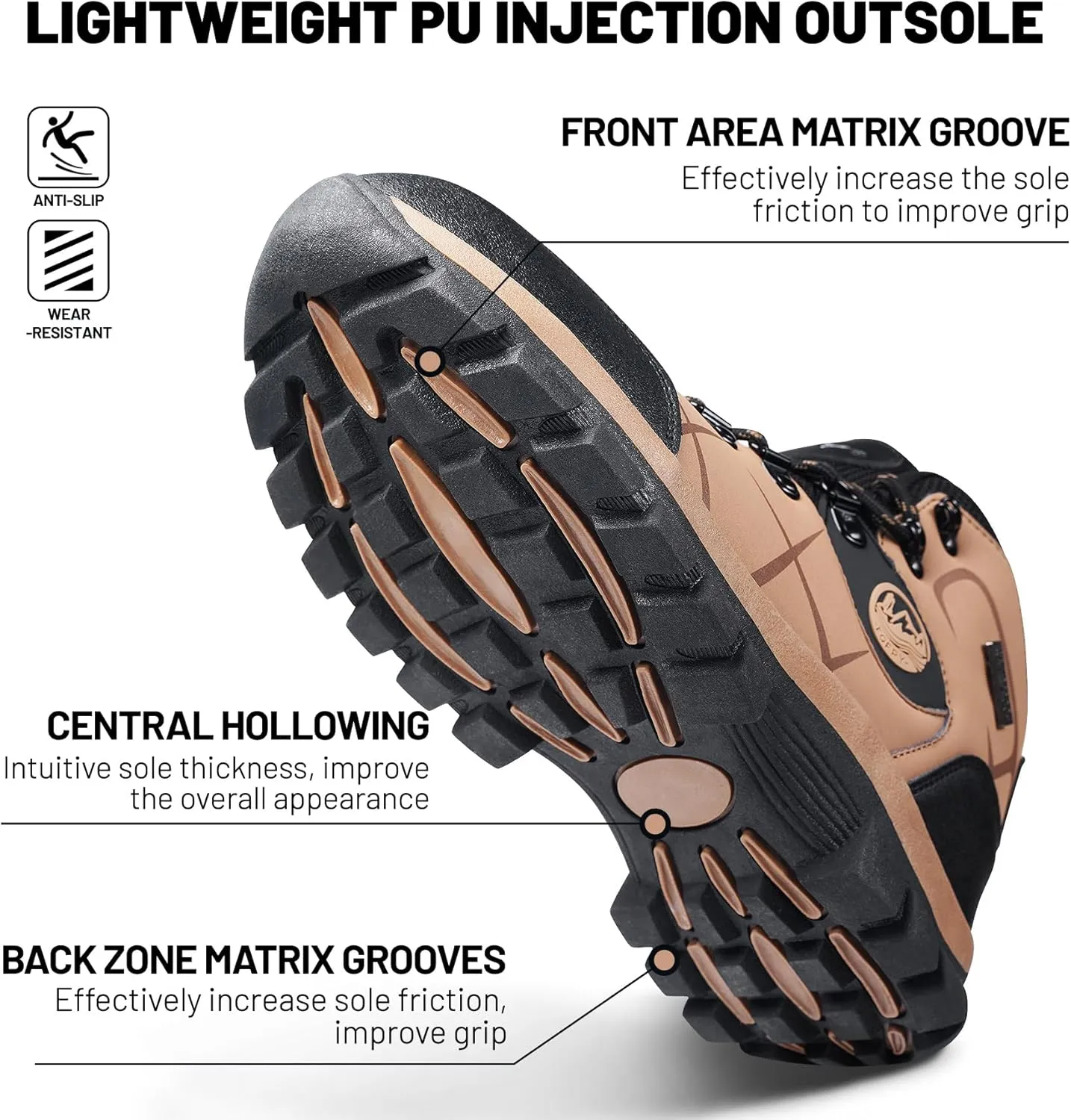 Steel Toe Boots for Men and Women Waterproof Lightweight Work Safety Shoes Puncture Proof Slip Resistant Indestructible Outdoor Hiking Construction Work Utility Boots