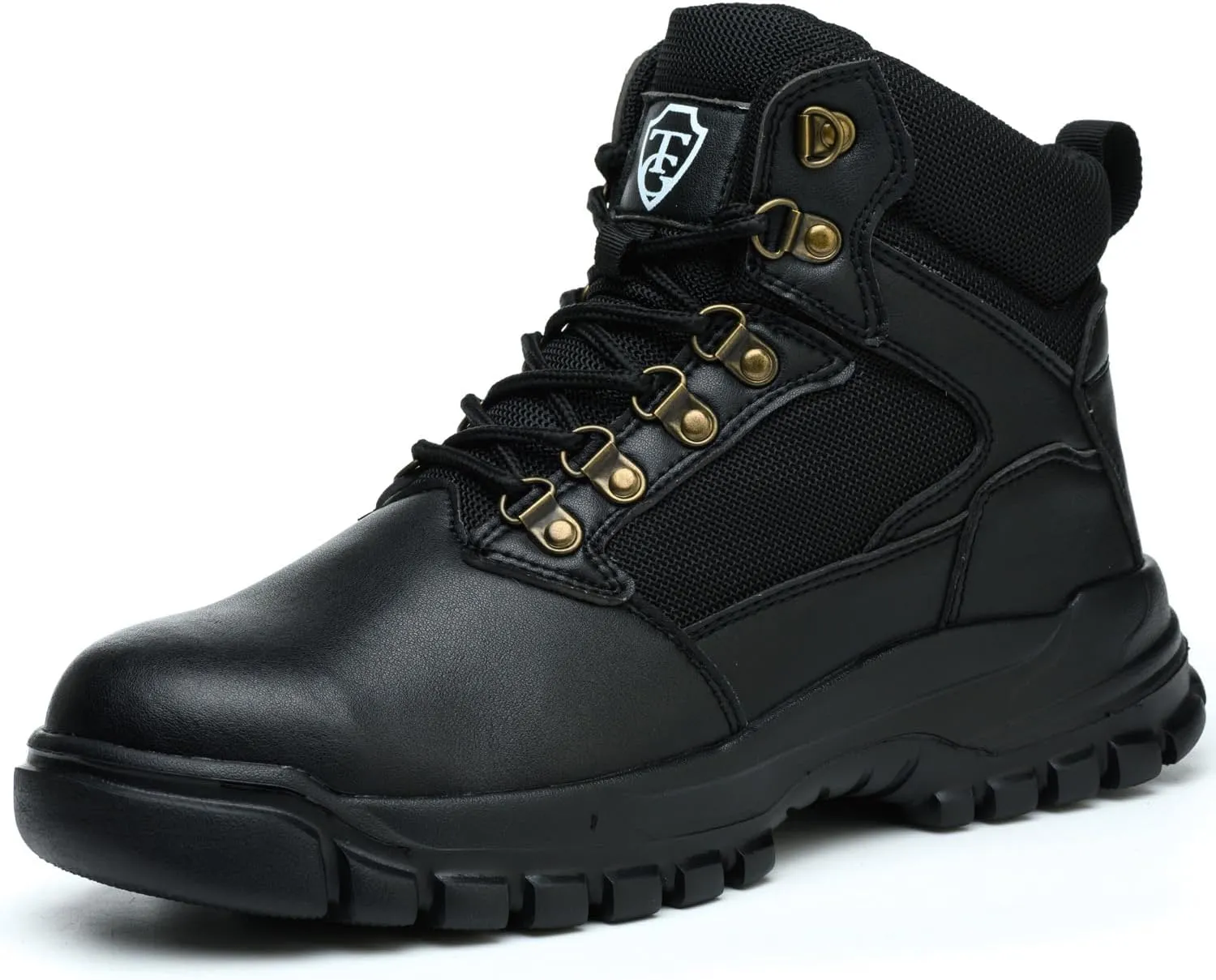 Steel Toe Boots for Men Lightweight Work Safety Shoes Puncture Proof Industrial Construction Boots
