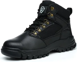 Steel Toe Boots for Men Lightweight Work Safety Shoes Puncture Proof Industrial Construction Boots