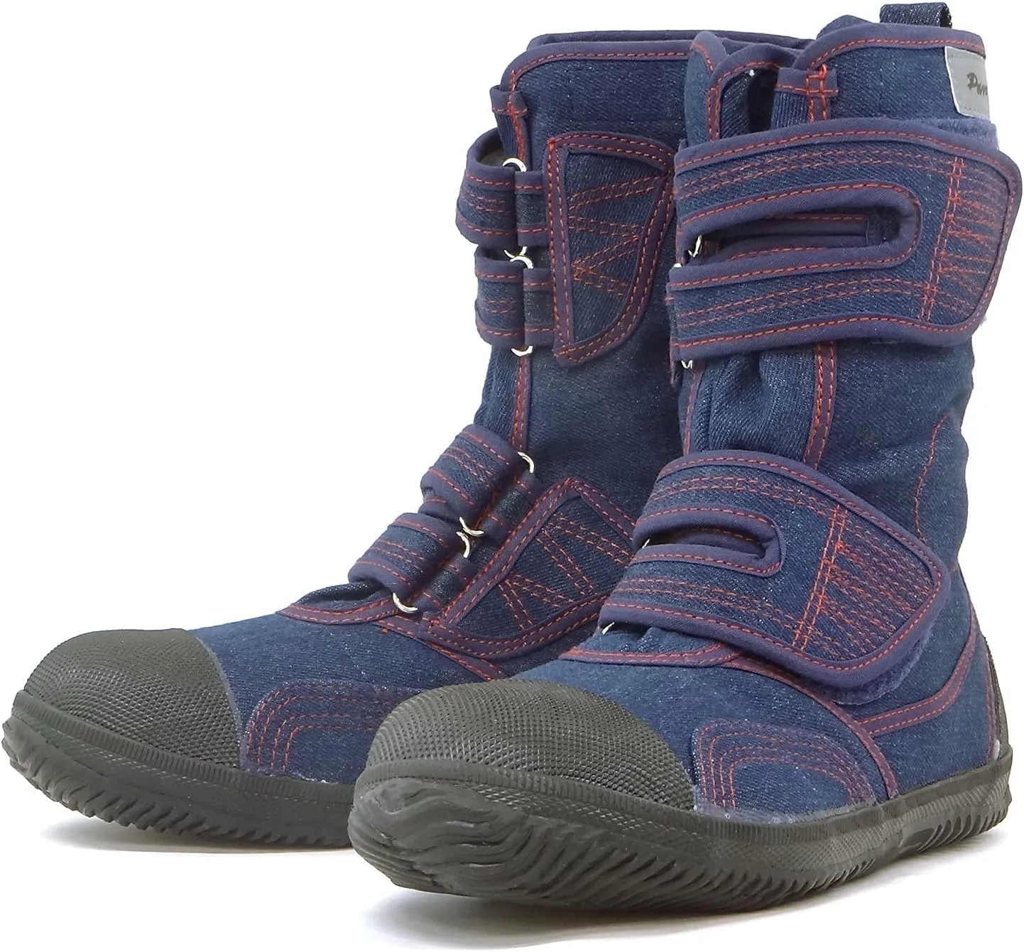 Steel Toe Safety Boots Denim Blue
