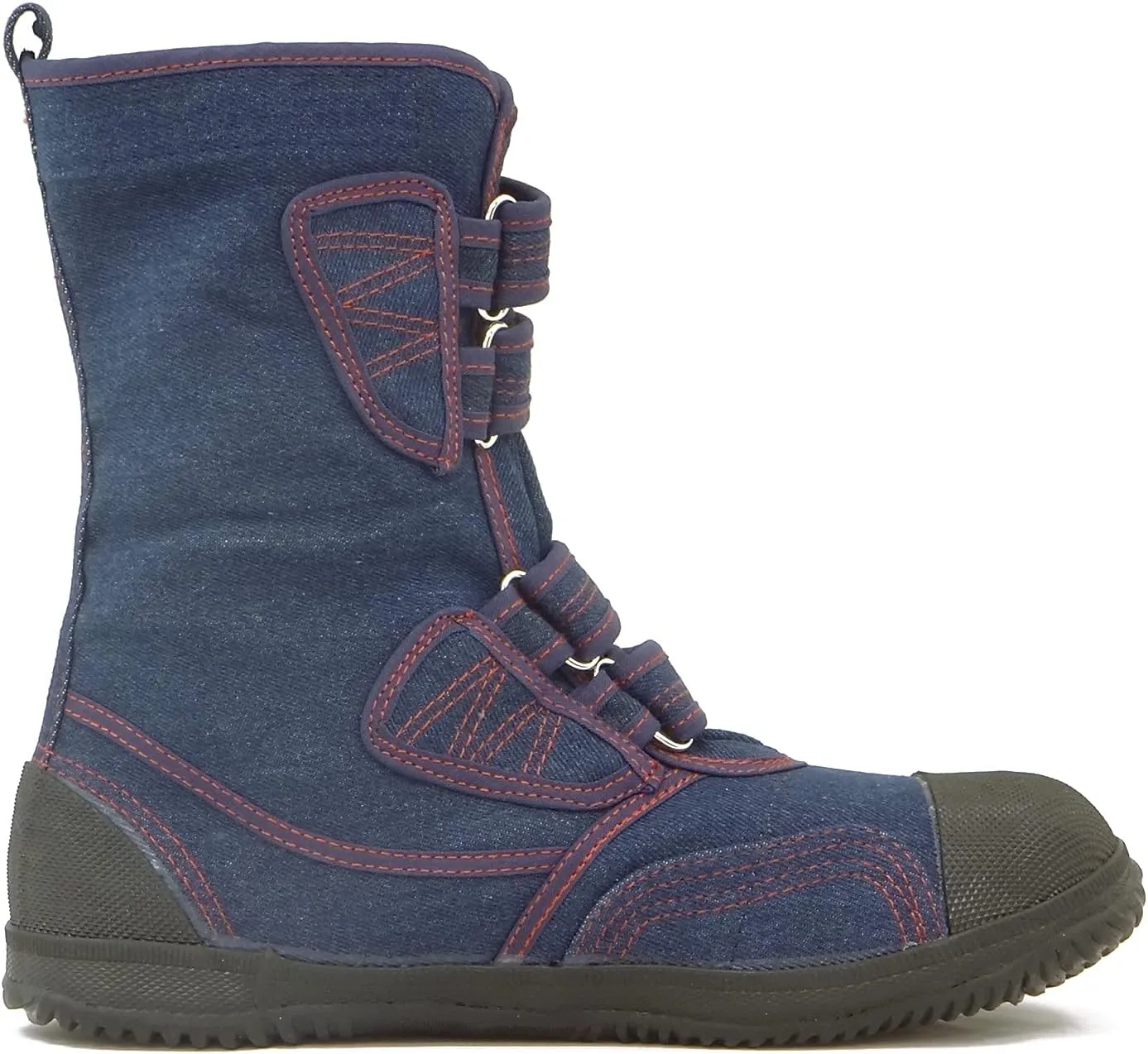 Steel Toe Safety Boots Denim Blue