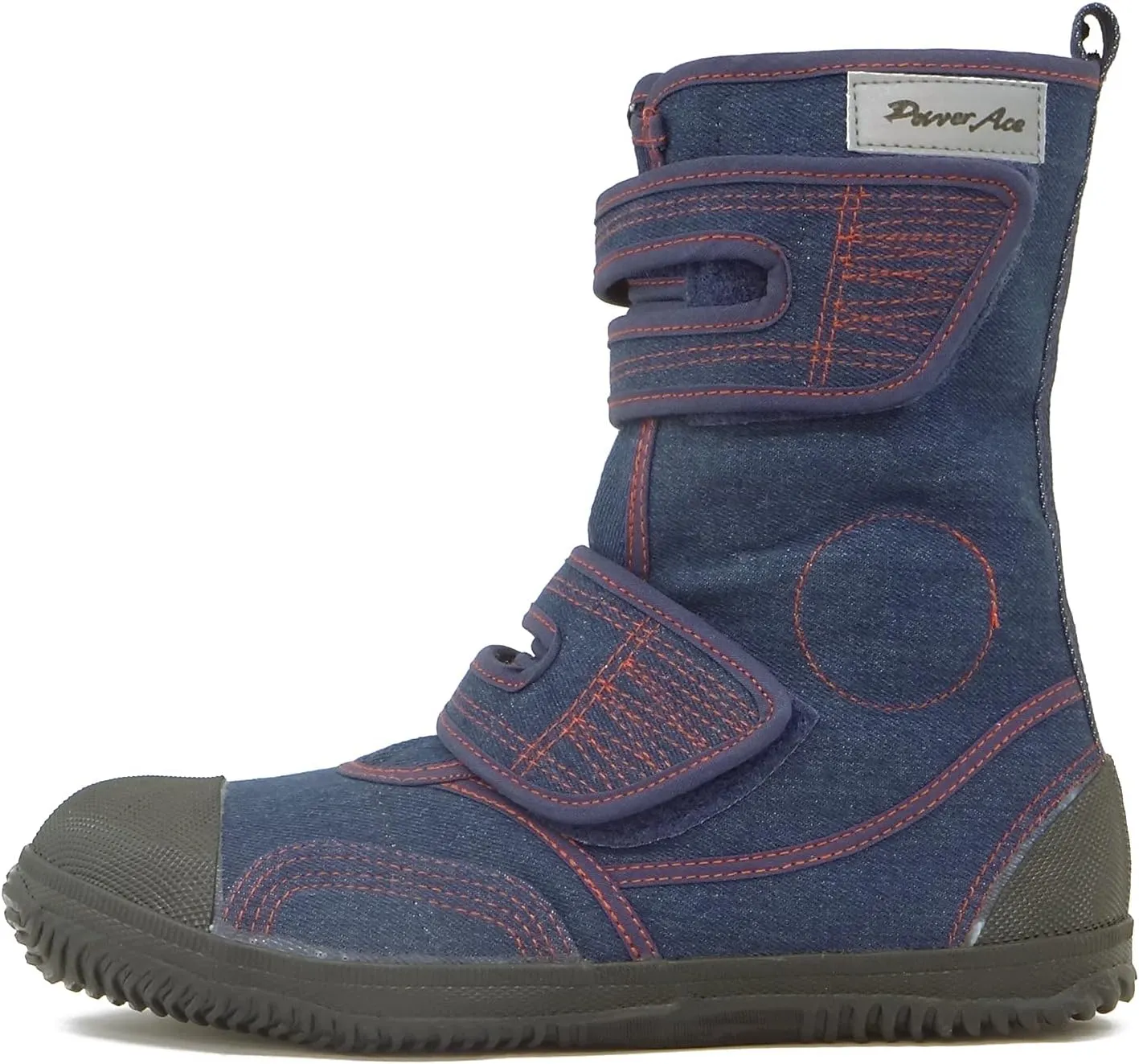 Steel Toe Safety Boots Denim Blue