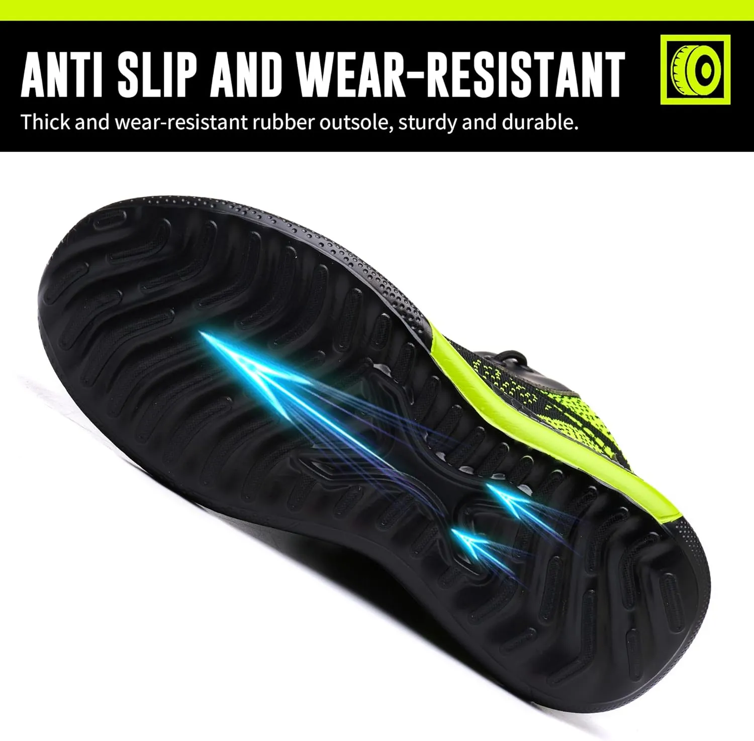 Steel Toe Shoes for Men Lightweight Comfortable Steel Toe Sneakers Waterproof Slip Resistant Steel Toe Boots for Women