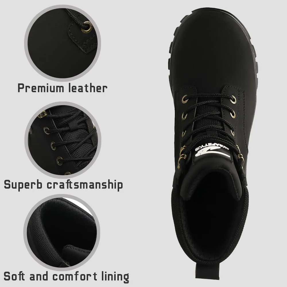 Steel Toe Shoes for Men Women Comfortable Fashion Safety Boots Lightweight Industrial & Construction Work Shoes