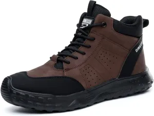 Steel Toe Shoes for Men Women Comfortable Work Shoes Indestructible Construction Work Boots Lightweight Safety Shoes